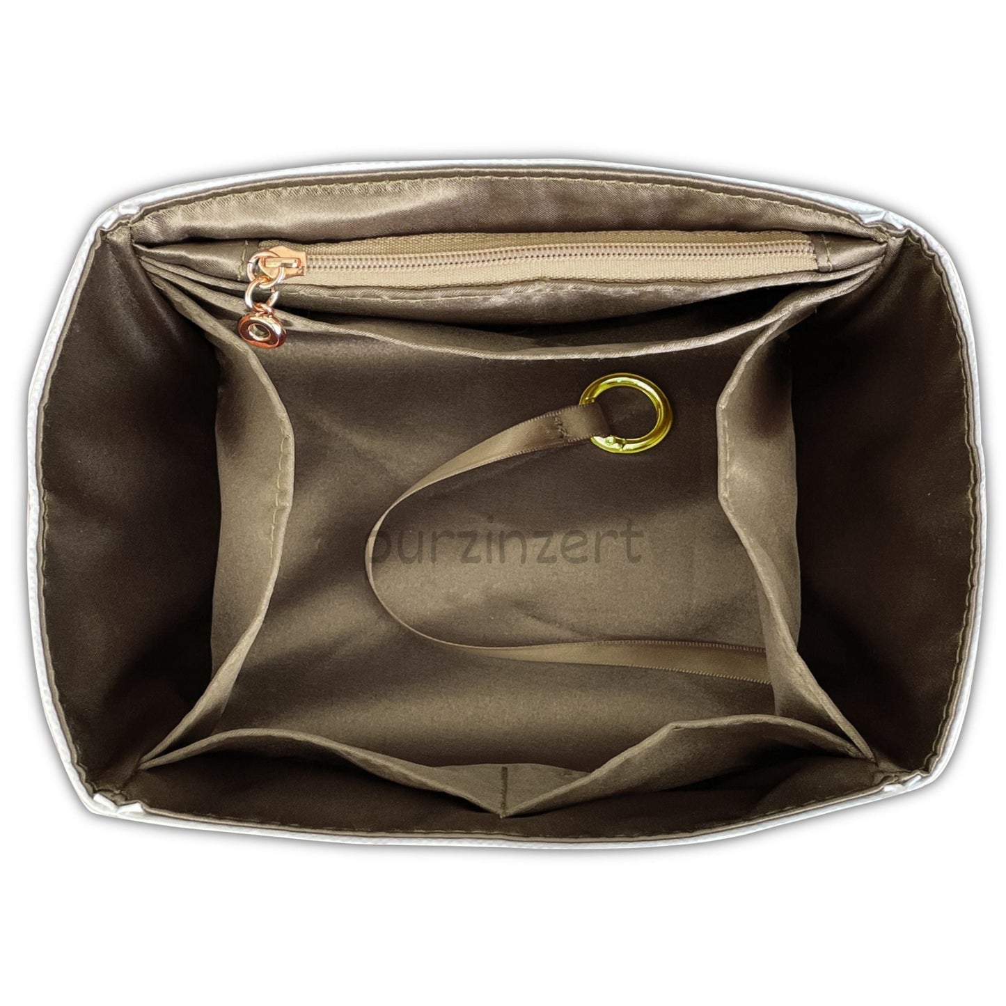 Bag Insert for (Hermes, Picotin 22 (MM)) Organizer of DupontPaper with Silk Interior