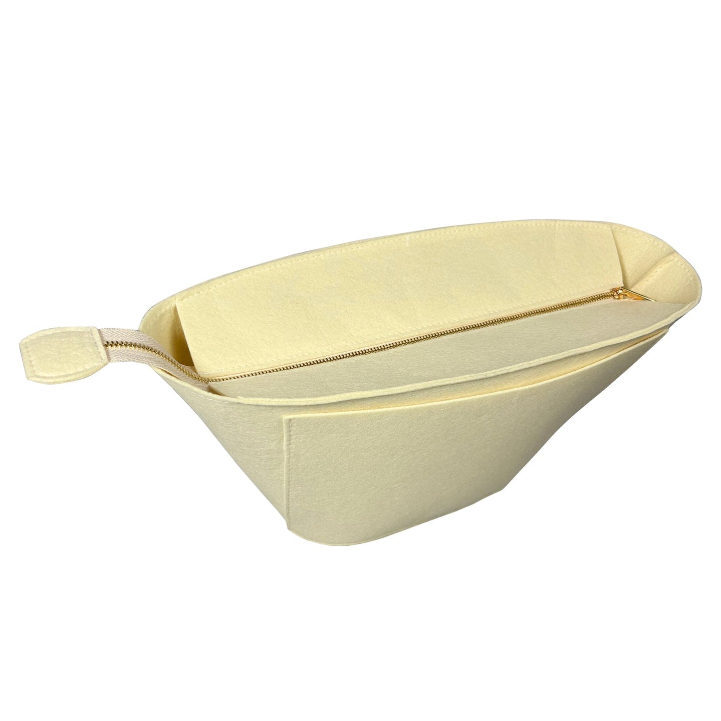 Bag Insert for (Celine, Classic Panier in Raffia and Calfskin Medium) Organizer of Felt Fabric