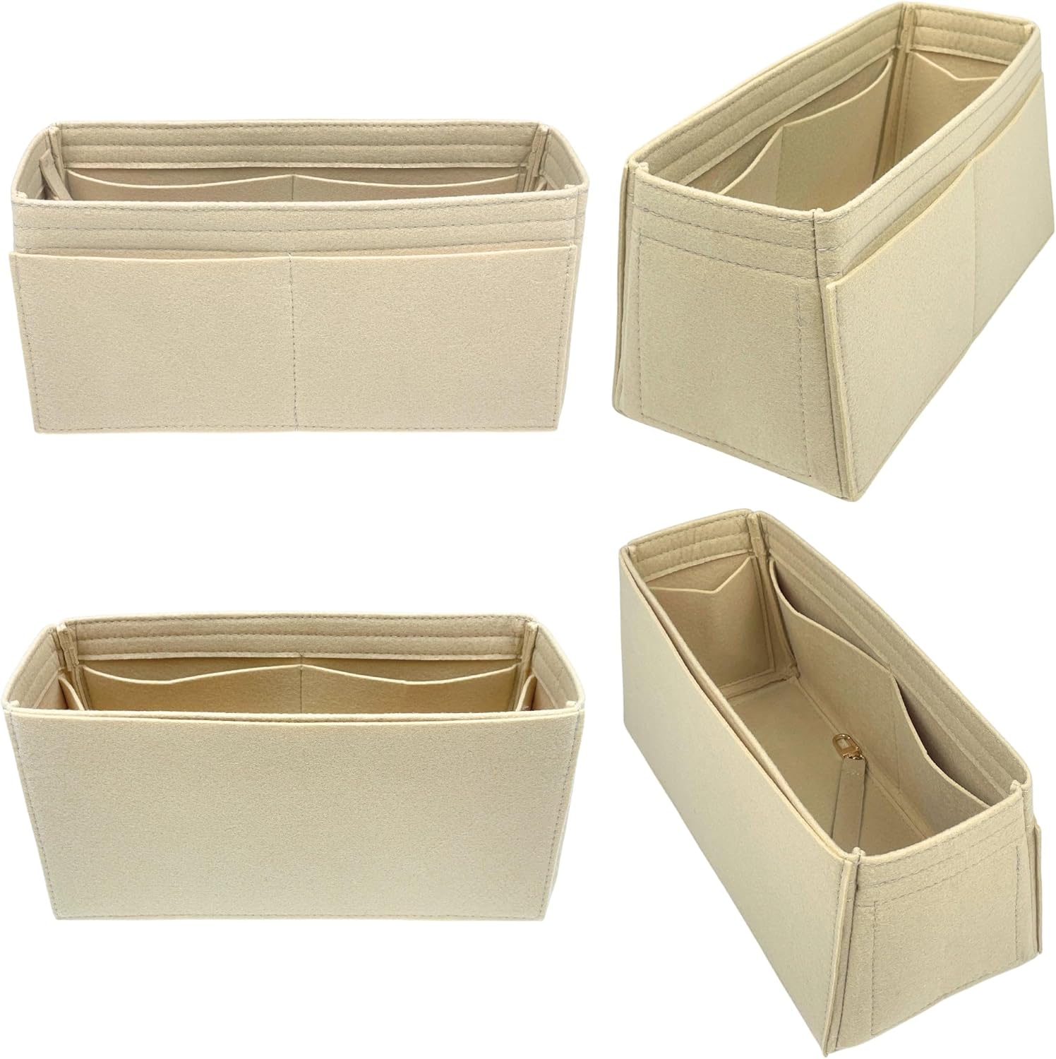 Organizer for Coussin Hobo MM, Felt Bag Insert (Blossom)