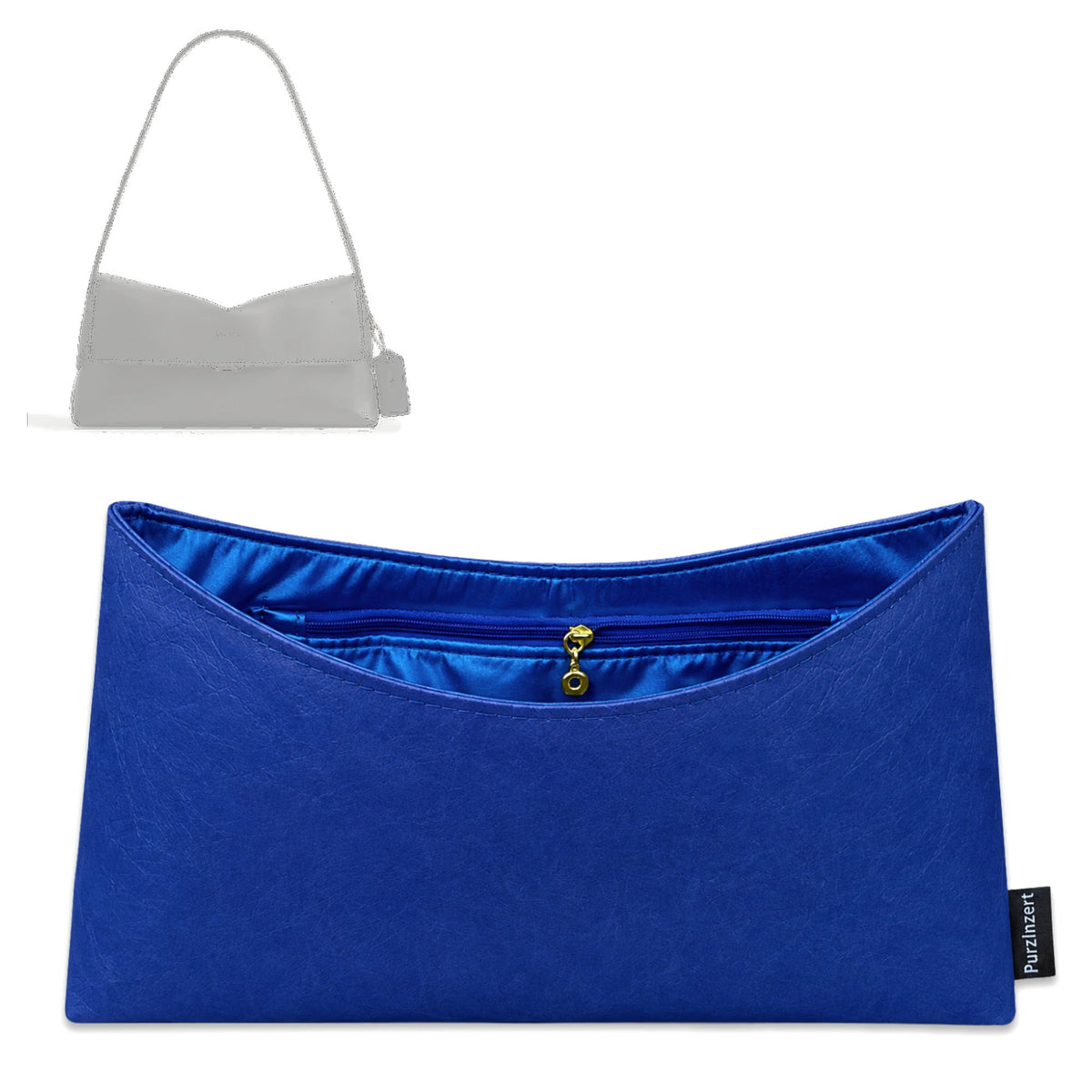 Bag Insert for (Coach, Chelsea Shoulder Bag 26) Organizer Tote Purse Organiser Liner Shaper [Dupont Paper Tyvek with Silk Interior]