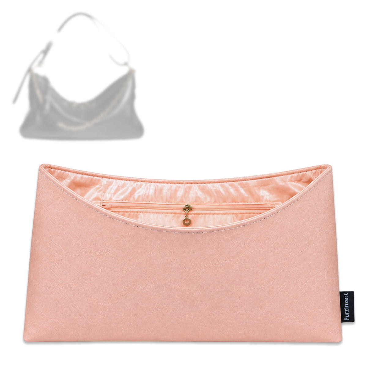Bag Insert for (Gucci, Starlet Medium Shoulder Bag) Organizer Tote Purse Organiser Liner Shaper [Dupont Paper Tyvek with Silk Interior]