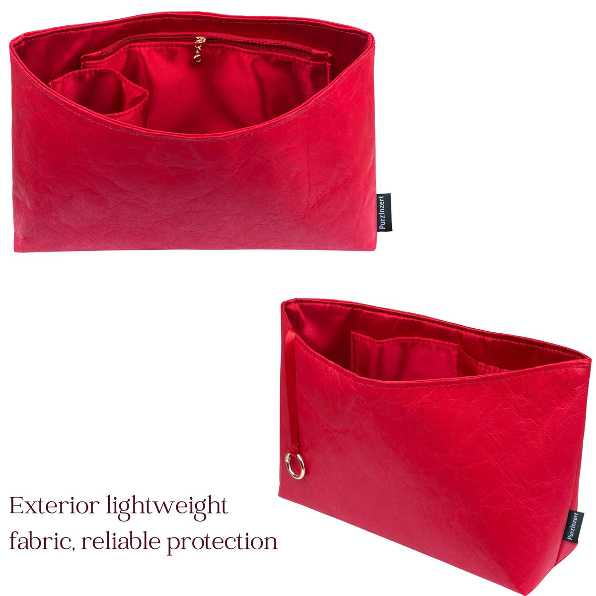 Bag Insert for (Coach, Chelsea Shoulder Bag 26) Organizer of DupontPaper with Silk Interior