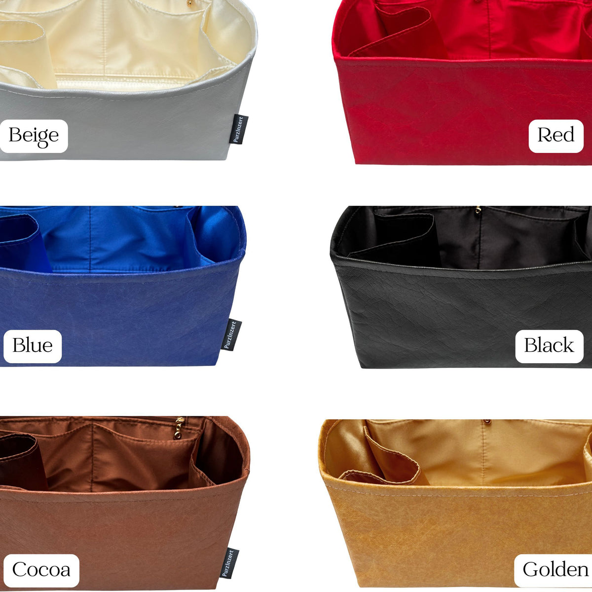 Bag Insert for (LV, Multipass Mini) Organizer of DupontPaper with Silk Interior