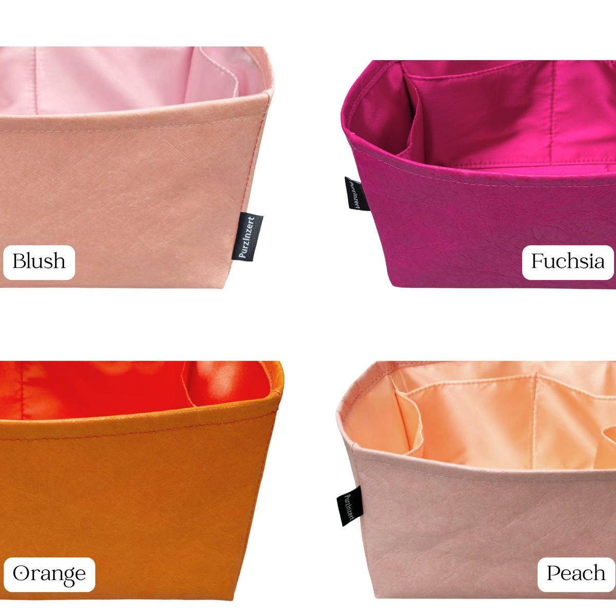 Bag Insert for (Coach, Chelsea Shoulder Bag 30) Organizer of DupontPaper with Silk Interior