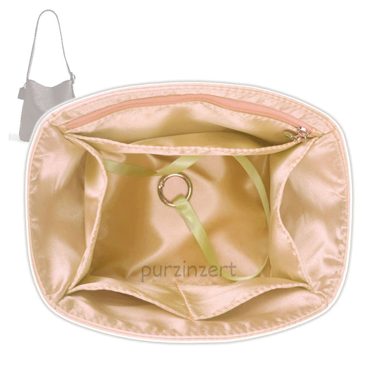 Bag Insert for (Coach, BLEECKER BUCKET BAG 36) Organizer Tote Purse Organiser Liner Shaper [Dupont Paper Tyvek with Silk Interior]