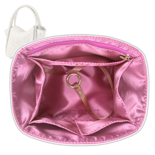 Bag Insert for (Songmont, Mini Song Bag) Organizer Tote Purse Organiser Liner Shaper [Dupont Paper Tyvek with Silk Interior]