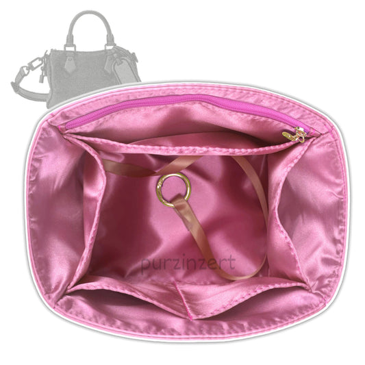 Bag Insert for (LV, P9 Speedy 20) Organizer Tote Purse Organiser Liner Shaper [Dupont Paper Tyvek with Silk Interior]