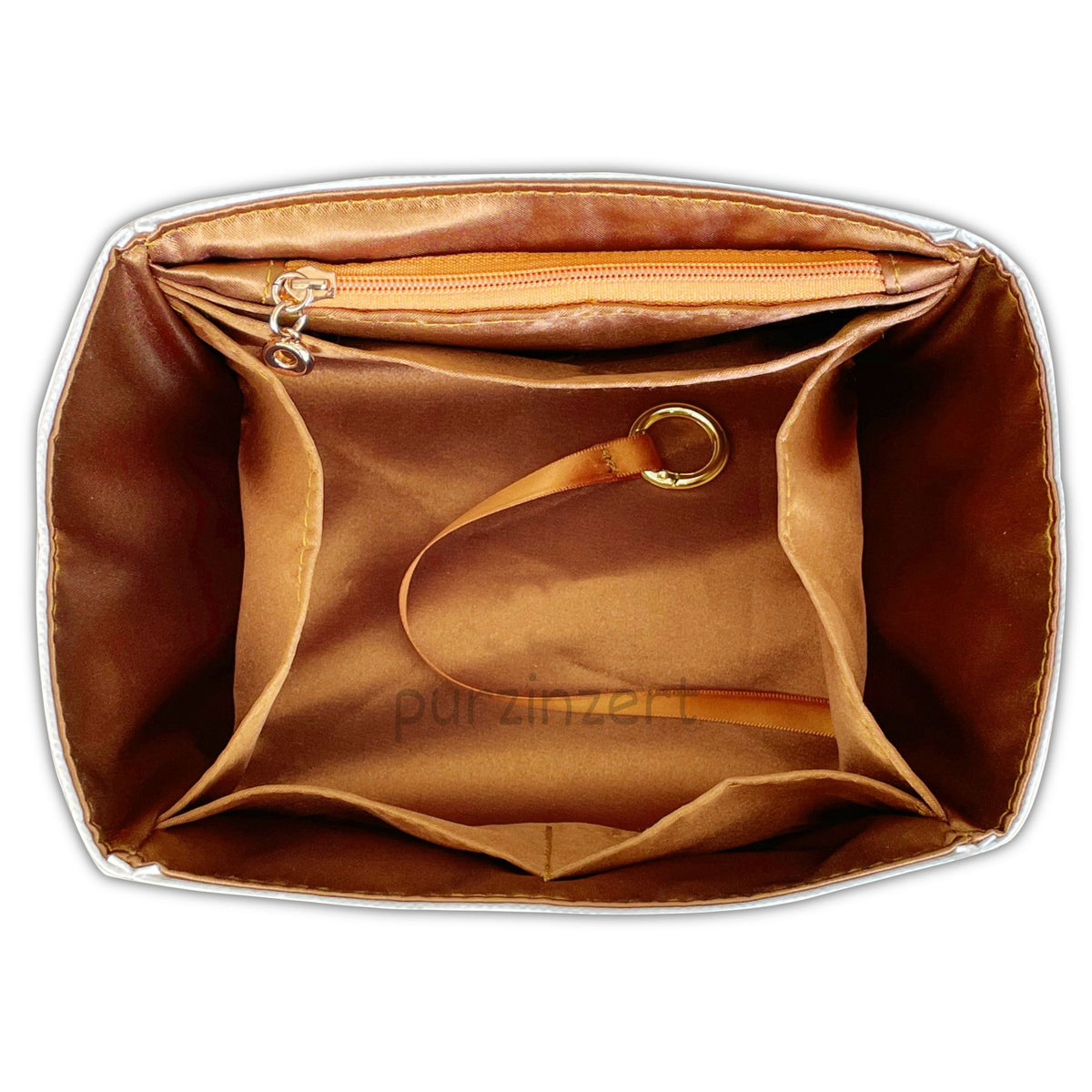 Bag Insert for (Loro Piana, Large Bale bag) Organizer of DupontPaper with Silk Interior