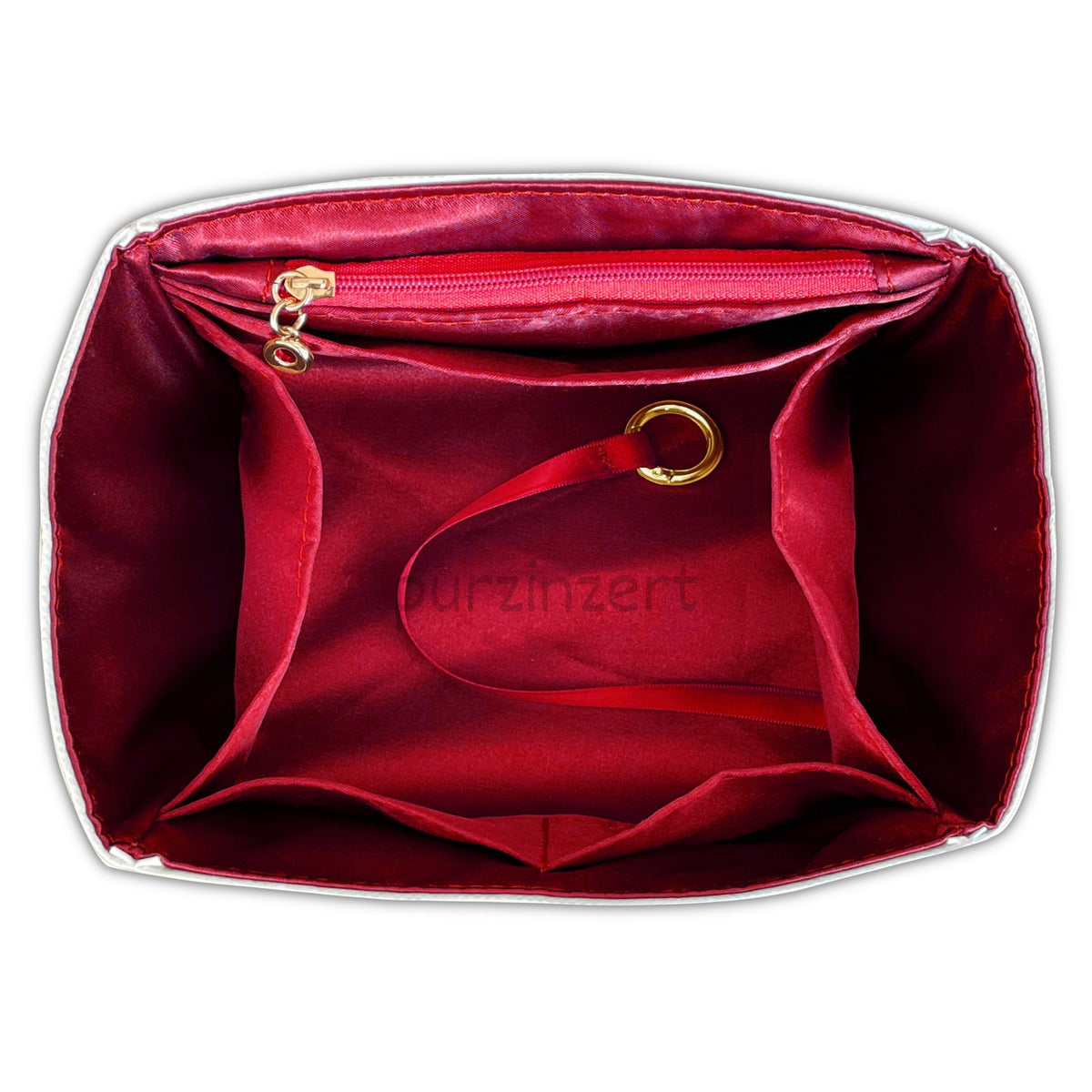 Bag Insert for (Loro Piana, Large Bale bag) Organizer of DupontPaper with Silk Interior