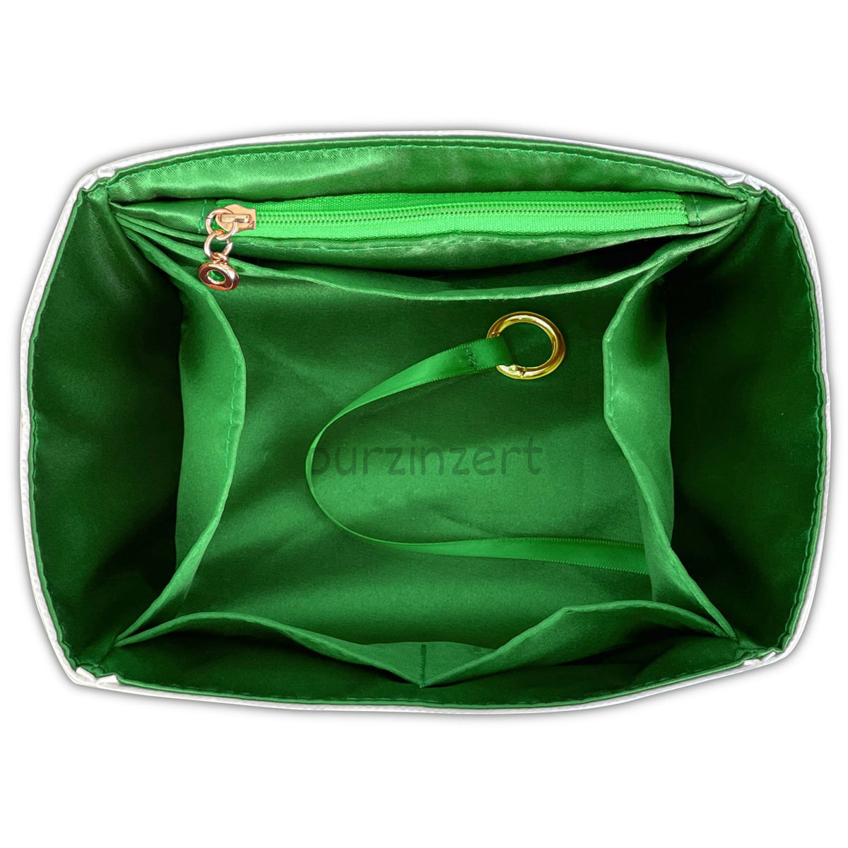 Bag Insert for (Loro Piana, Large Bale bag) Organizer of DupontPaper with Silk Interior