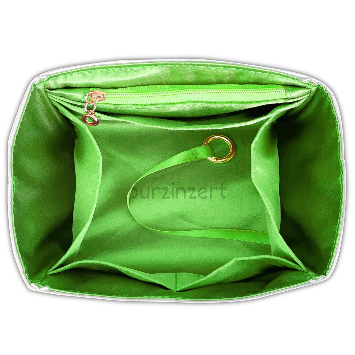 Bag Insert for (Loro Piana, Large Bale bag) Organizer of DupontPaper with Silk Interior