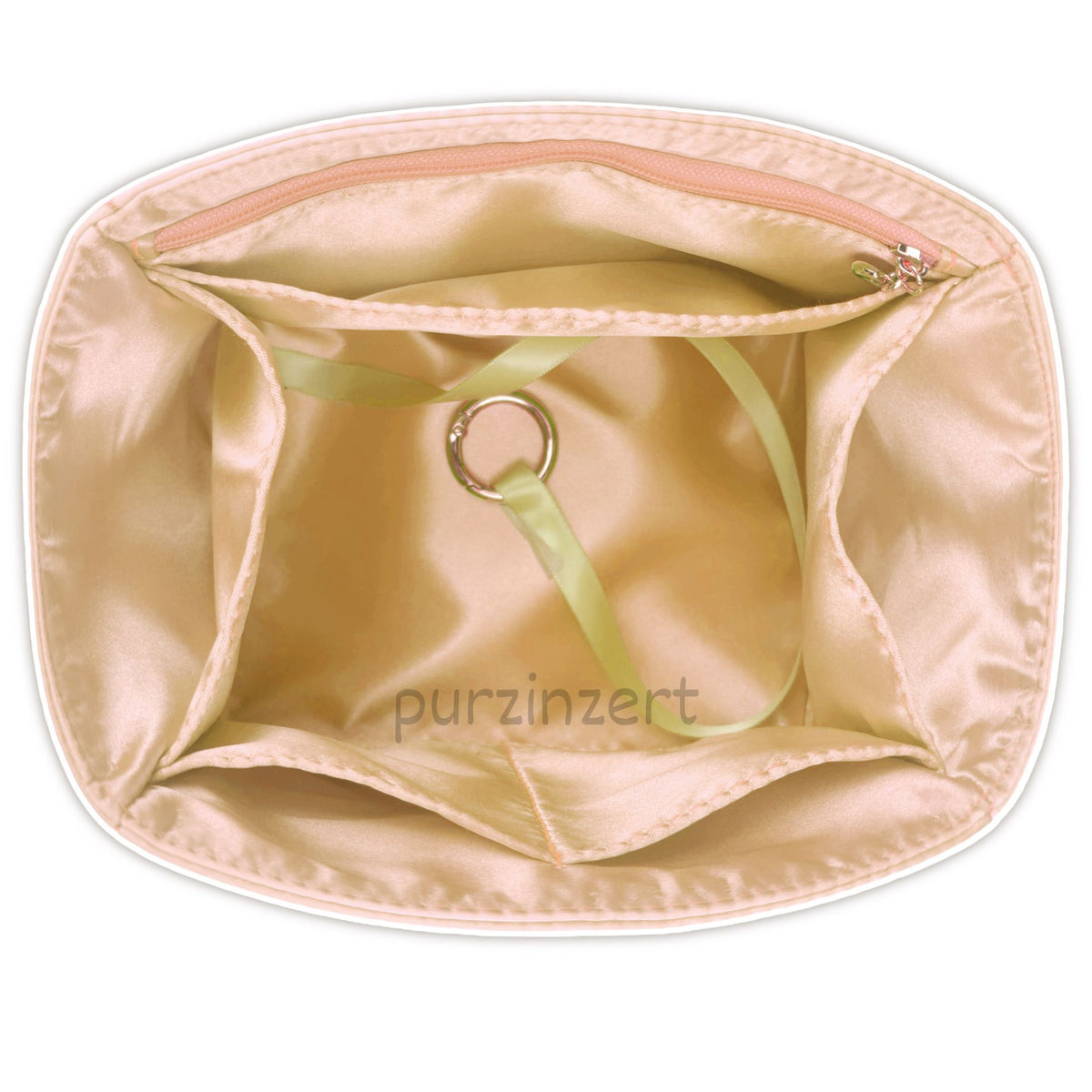 Bag Insert for (Longchamp, Le Pliage One M Backpack) Organizer of DupontPaper with Silk Interior