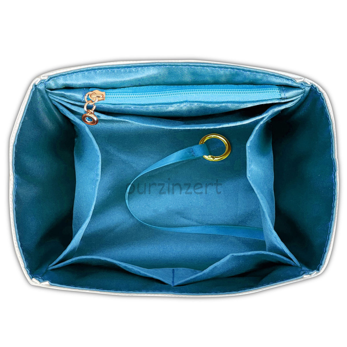 Bag Insert for (Loro Piana, Large Bale bag) Organizer of DupontPaper with Silk Interior
