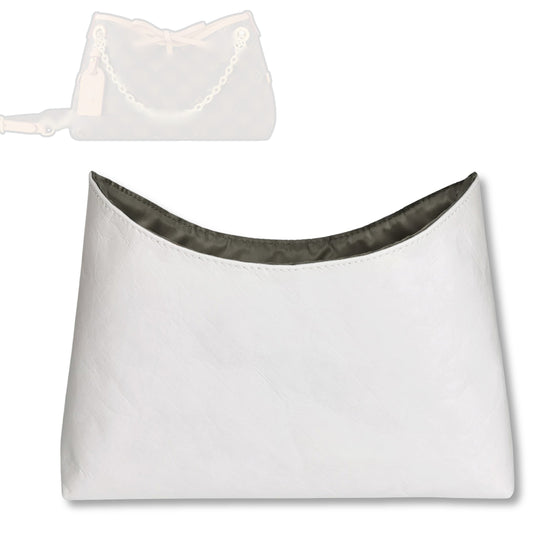 Bag Insert for (LV, CarryAll BB) Organizer Tote Purse Organiser Liner Shaper [Dupont Paper Tyvek with Silk Interior]