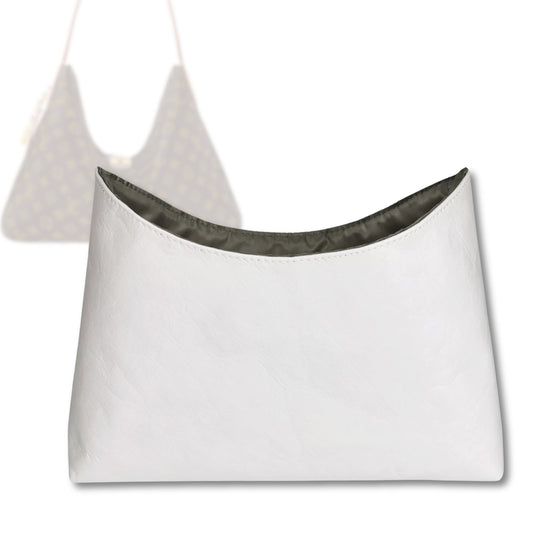 Bag Insert for (LV, Slouchy MM) Organizer Tote Purse Organiser Liner Shaper [Dupont Paper Tyvek with Silk Interior]