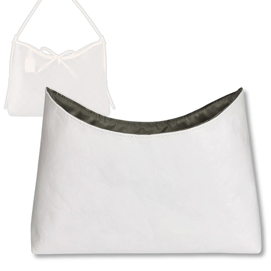 Bag Insert for (LV, CarryAll PM) Organizer Tote Purse Organiser Liner Shaper [Dupont Paper Tyvek with Silk Interior]