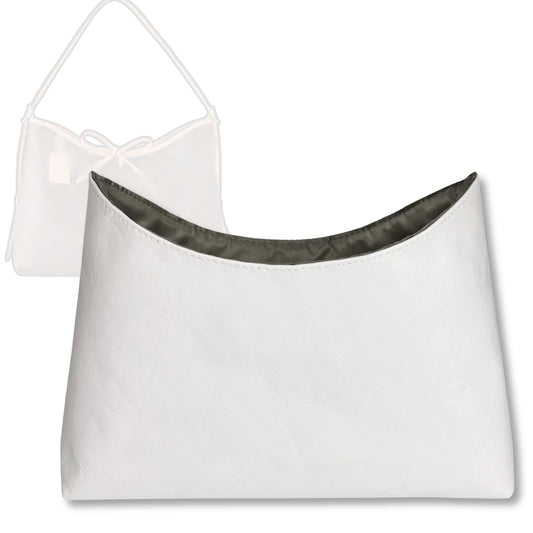 Bag Insert for (LV, CarryAll MM) Organizer Tote Purse Organiser Liner Shaper [Dupont Paper Tyvek with Silk Interior]
