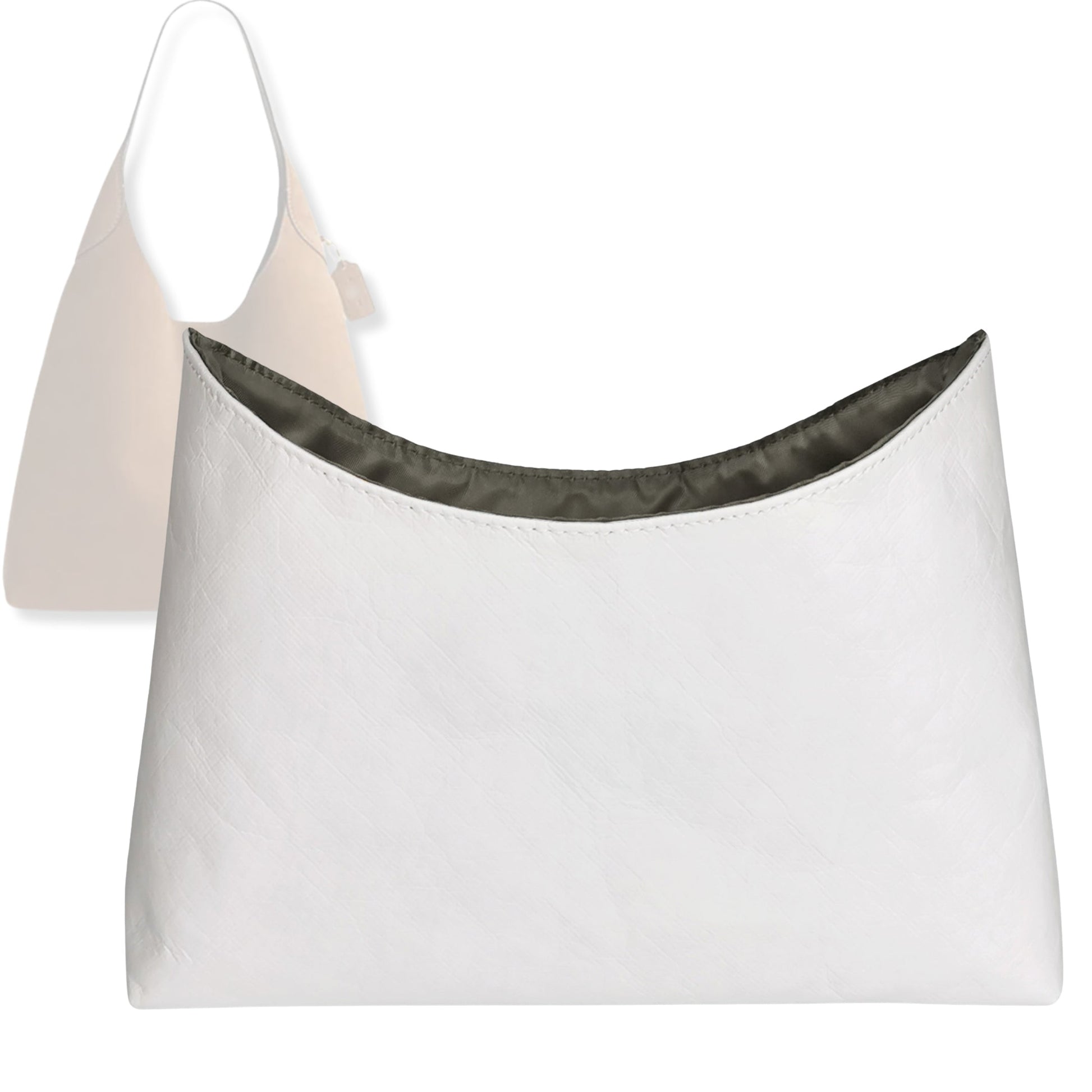 Bag Insert for (Coach, BROOKLYN SHOULDER BAG 39) Organizer Tote Purse Organiser Liner Shaper [Dupont Paper Tyvek with Silk Interior]