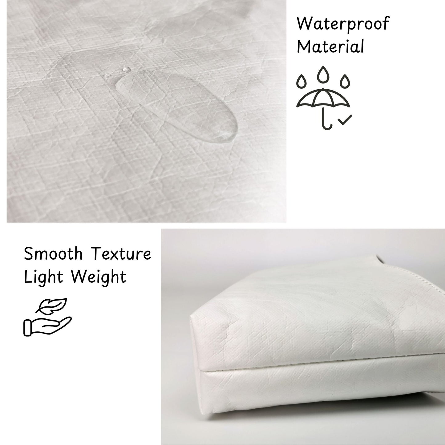 Bag Insert for (Coach, BROOKLYN SHOULDER BAG 34) Organizer of DupontPaper with Silk Interior