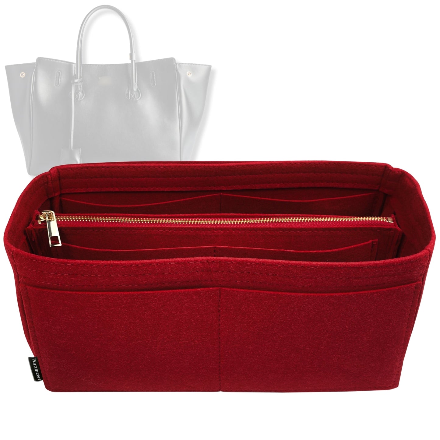 Bag Insert for (Balenciaga, Hampton Carry Small) Organizer Tote Purse Organiser Liner Shaper [Premium Felt Material]