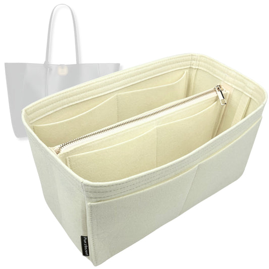 Bag Insert for (Balenciaga, Hourglass Soft Tote Large) Organizer Tote Purse Organiser Liner Shaper [Premium Felt Material]