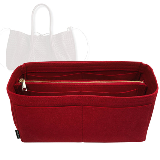 Bag Insert for (Bottega Veneta, Pinacoteca Medium) Organizer Tote Purse Organiser Liner Shaper [Premium Felt Material]
