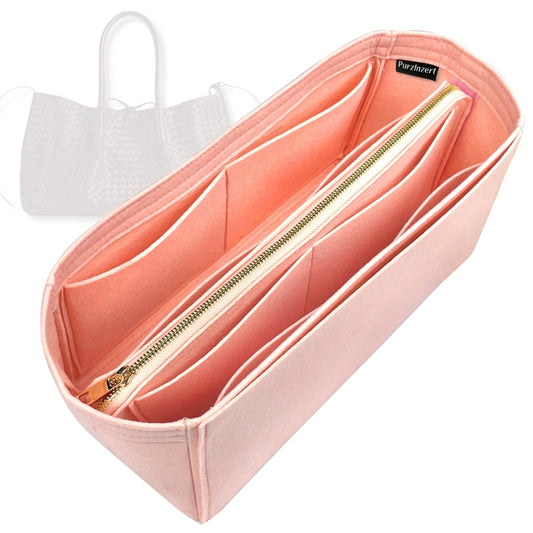 Bag Insert for (Bottega Veneta, Pinacoteca Small) Organizer Tote Purse Organiser Liner Shaper [Premium Felt Material]