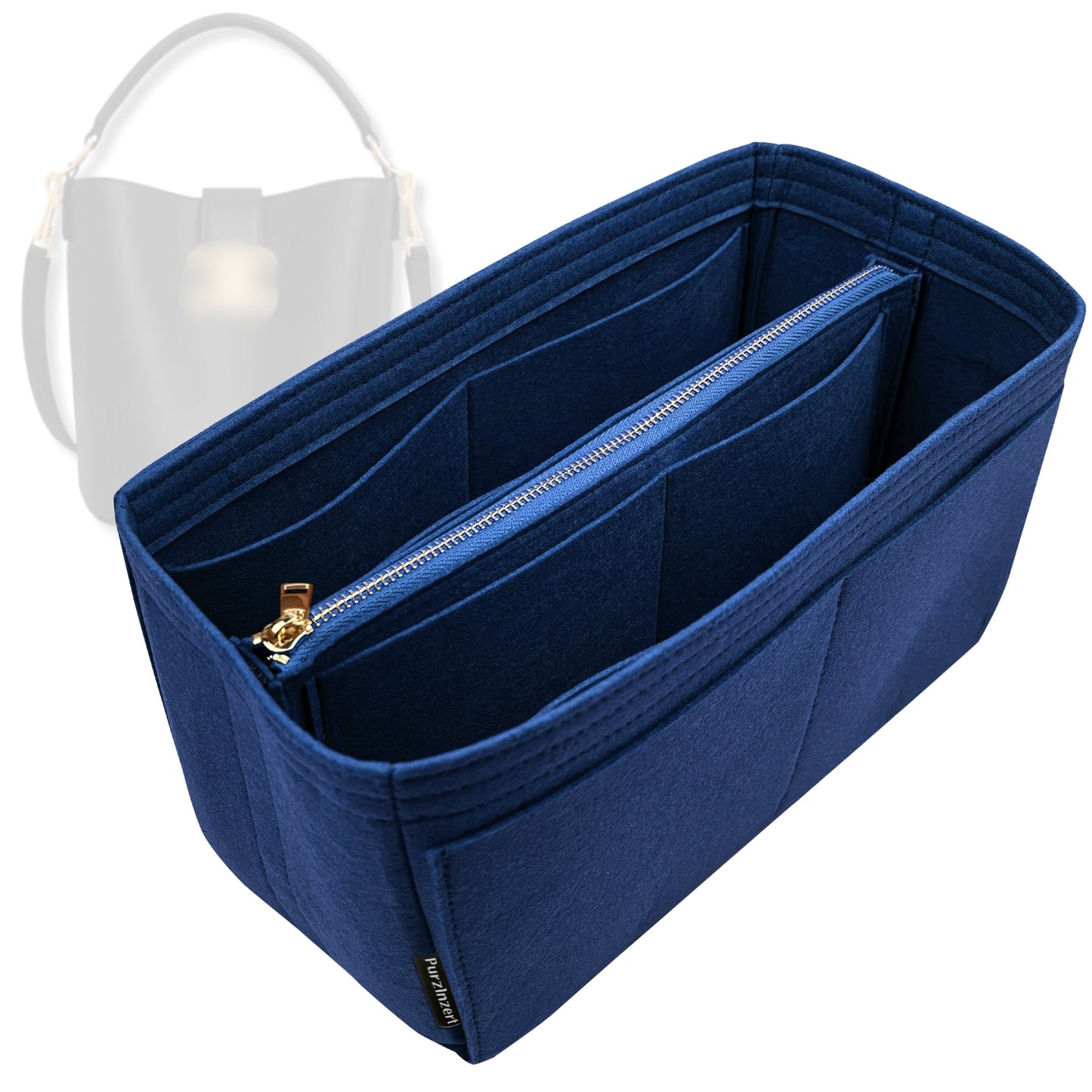Bag Insert for (Celine, Small Louise Bag) Organizer Tote Purse Organiser Liner Shaper [Premium Felt Material]