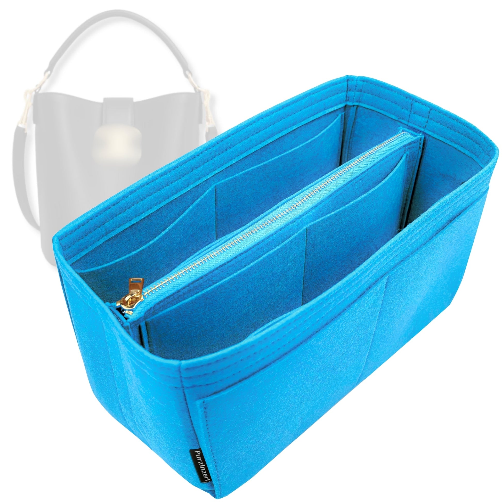 Bag Insert for (Celine, Medium Louise Bag) Organizer Tote Purse Organiser Liner Shaper [Premium Felt Material]
