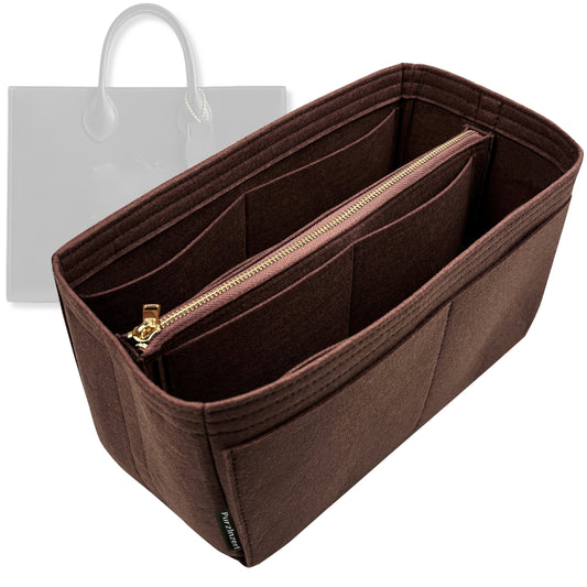 Bag Insert for (Coach, Ace Tote 35) Organizer Tote Purse Organiser Liner Shaper [Premium Felt Material]