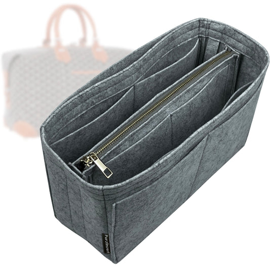 Bag Insert for (Goyard, Bowling 55 Bag) Organizer Tote Purse Organiser Liner Shaper [Premium Felt Material]