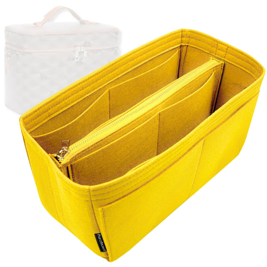 Bag Insert for (Goyard, Muse Vanity Case) Organizer Tote Purse Organiser Liner Shaper [Premium Felt Material]