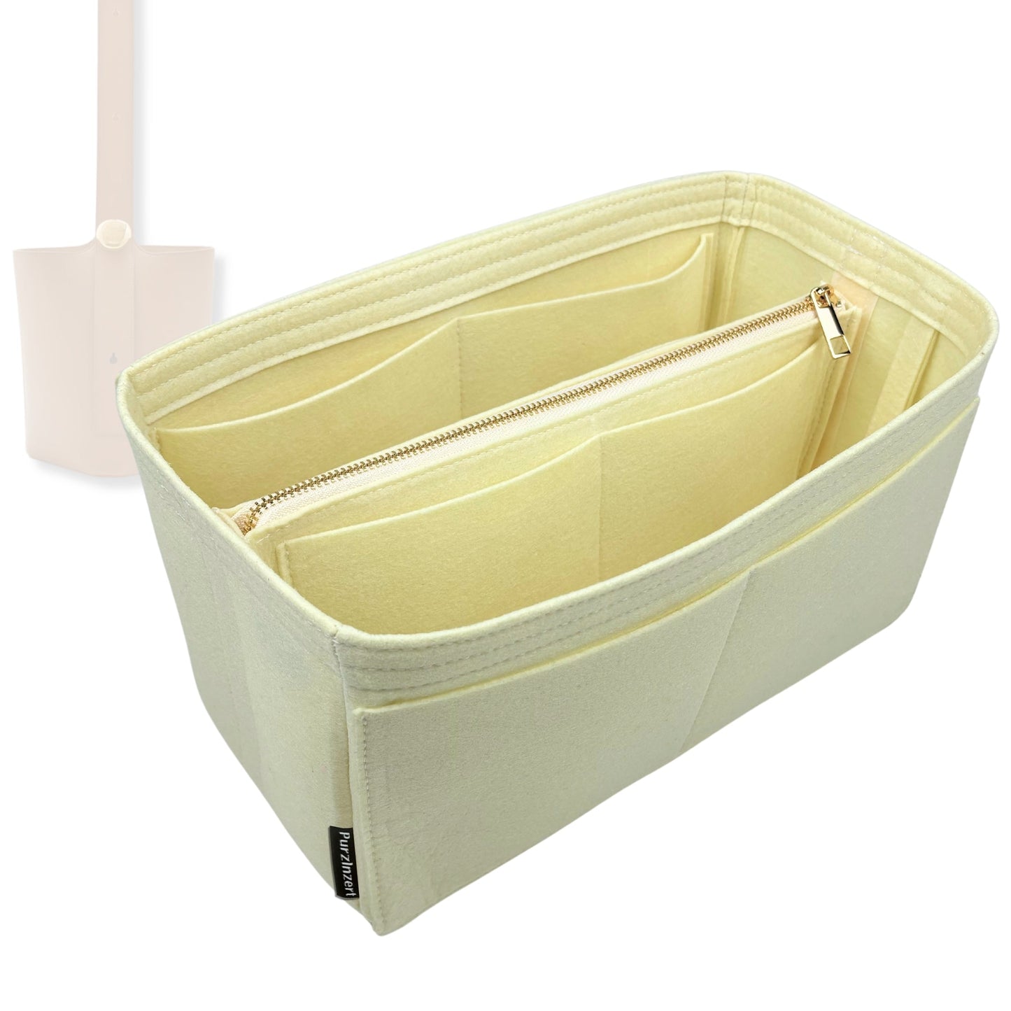 Bag Insert for (Loewe, Mini Pebble Bucket) Organizer Tote Purse Organiser Liner Shaper [Premium Felt Material]