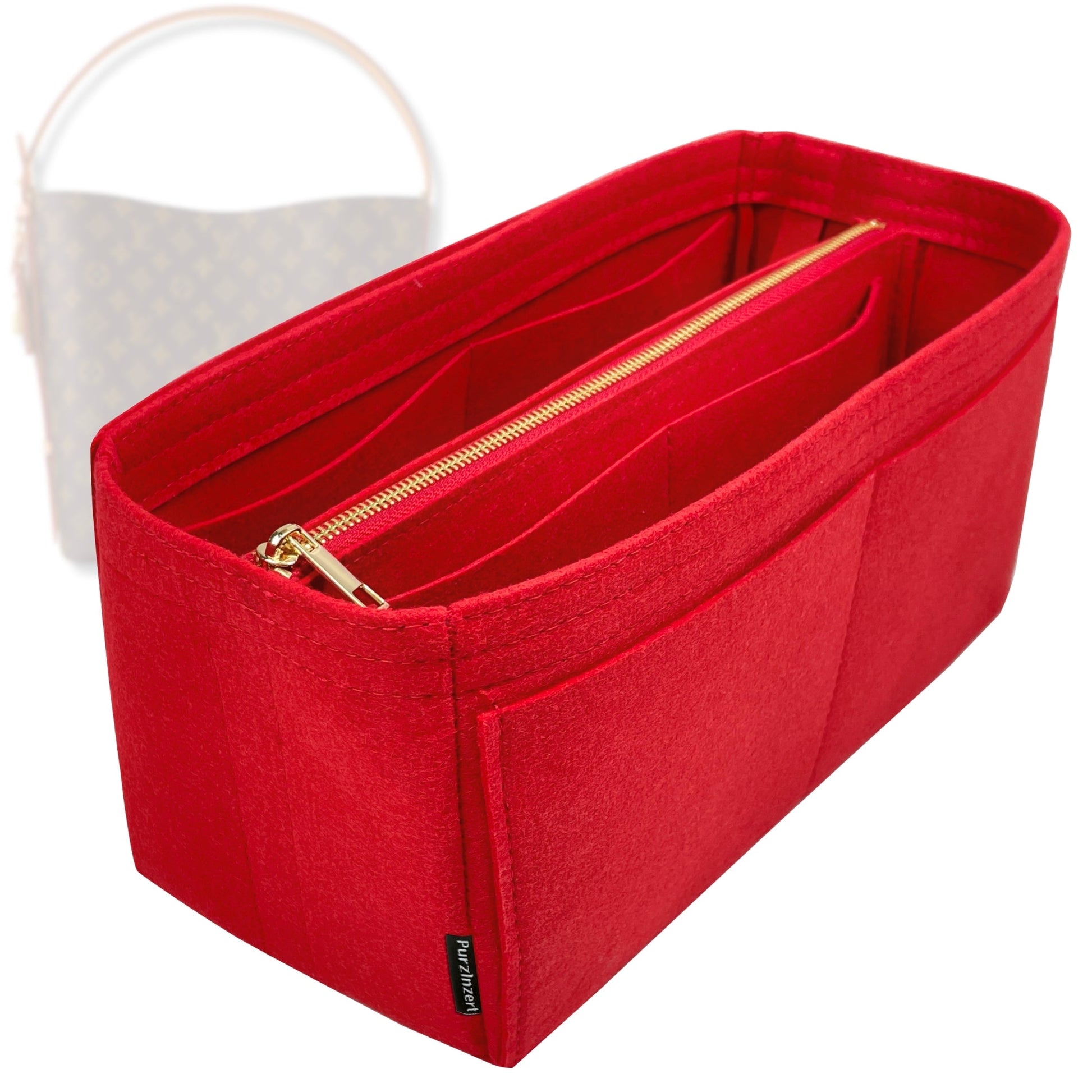 Bag Insert for (LV, All In GM Bucket) Organizer Tote Purse Organiser Liner Shaper [Premium Felt Material]