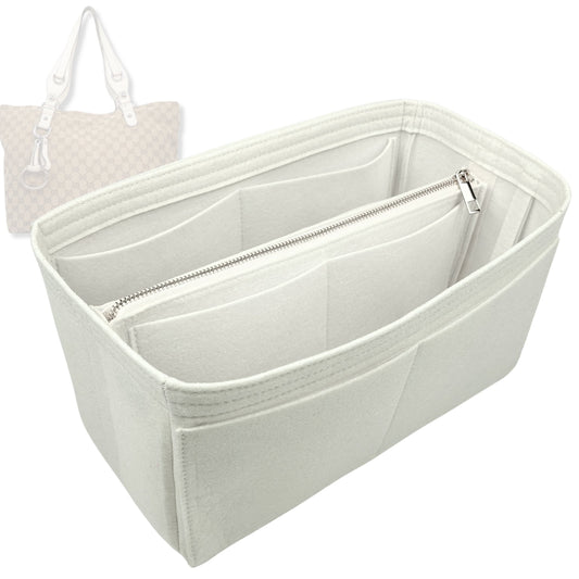 Bag Insert for (Gucci, ICON BIT GG MEDIUM TOTE) Organizer Tote Purse Organiser Liner Shaper [Premium Felt Material]