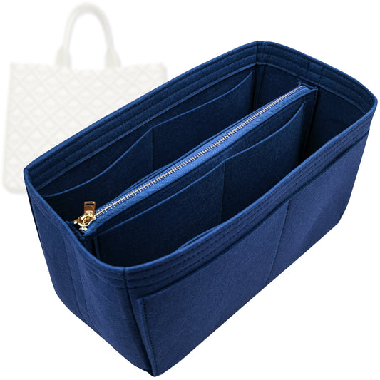 Bag Insert for (Harrods, Large Geometric Tote Bag) Organizer Tote Purse Organiser Liner Shaper [Premium Felt Material]