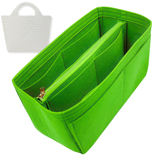 Bag Insert for (Naghedi, St Barths Petit Tote) Organizer Tote Purse Organiser Liner Shaper [Premium Felt Material]