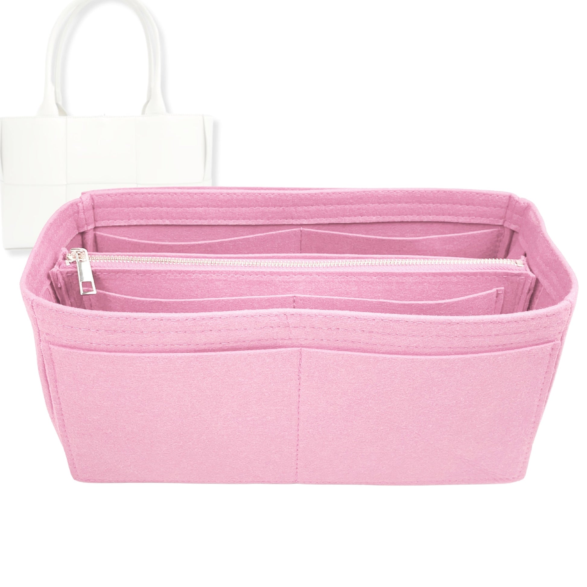 Bag Insert for (Apatchy, The Tori Tote) Organizer Tote Purse Organiser Liner Shaper [Premium Felt Material]