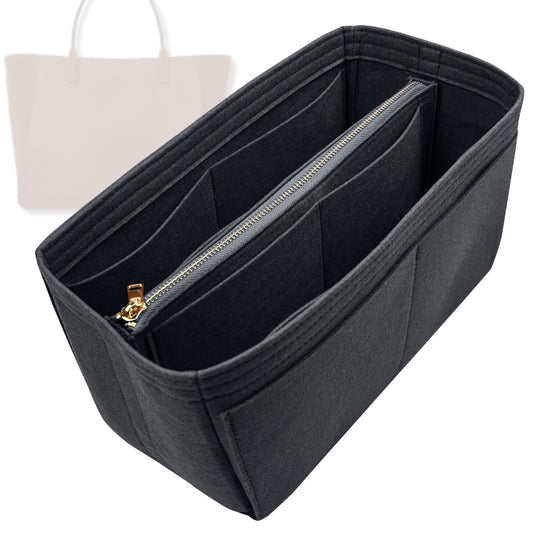 Bag Insert for (Valentino Garavani, large VLogo tote bag) Organizer Tote Purse Organiser Liner Shaper [Premium Felt Material]