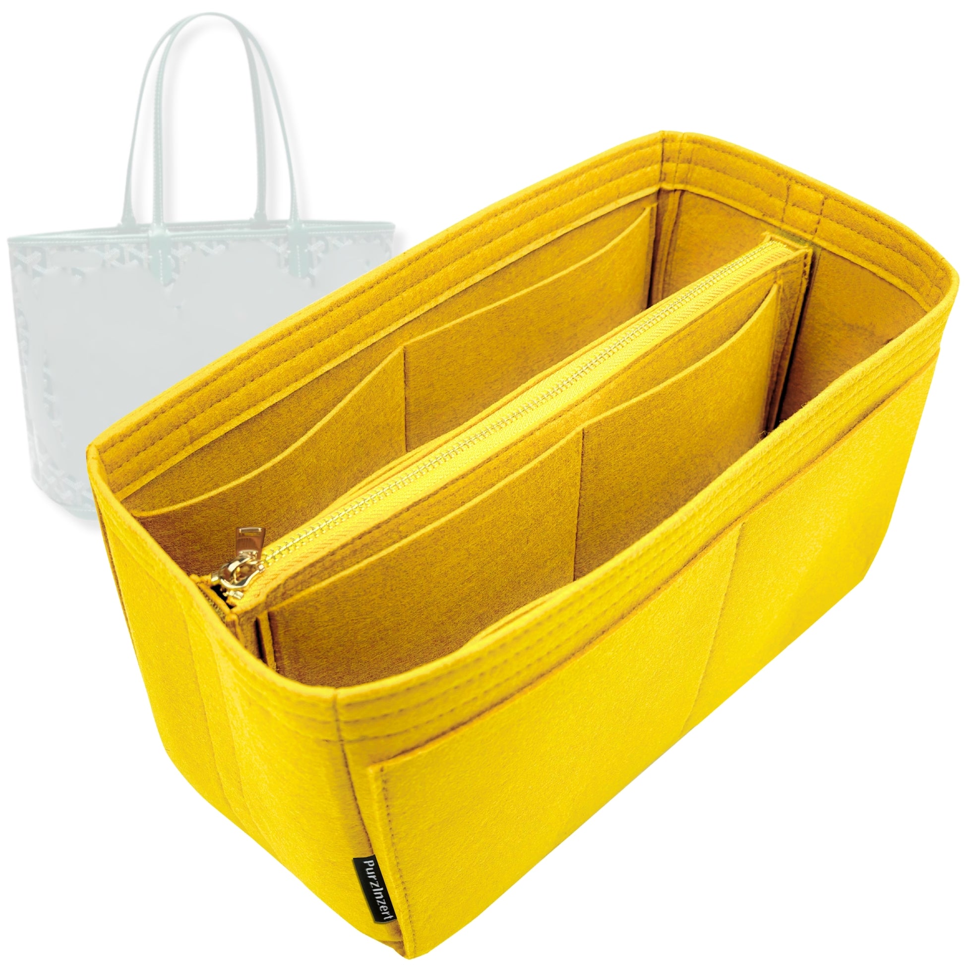 Bag Insert for (Goyard, Artois MM (Medium)) Organizer Tote Purse Organiser Liner Shaper [Premium Felt Material]