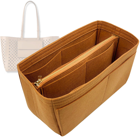Bag Insert for (Mulberry, Perforated Tote) Organizer Tote Purse Organiser Liner Shaper [Premium Felt Material]