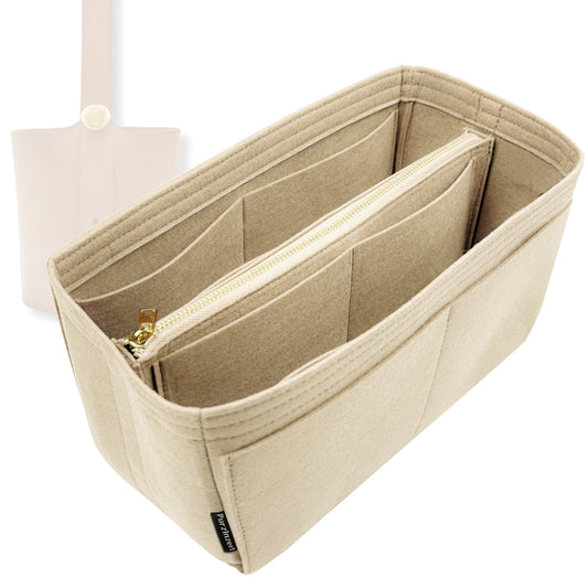 Bag Insert for (Loewe, Large Pebble Bucket) Organizer Tote Purse Organiser Liner Shaper [Premium Felt Material]