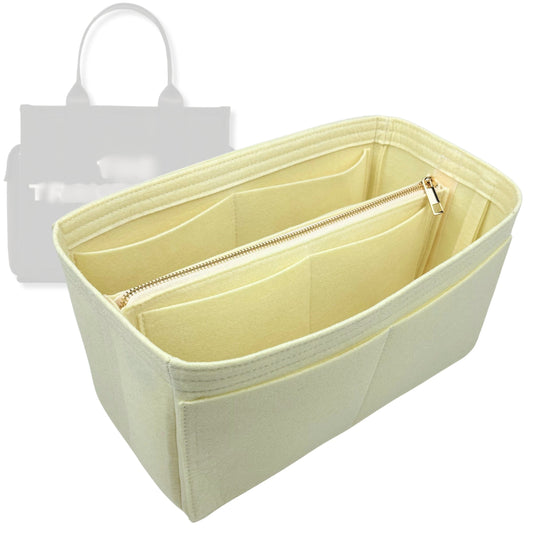 Bag Insert for (Marc Jacobs, The Canvas Travel Tote Bag) Organizer Tote Purse Organiser Liner Shaper [Premium Felt Material]