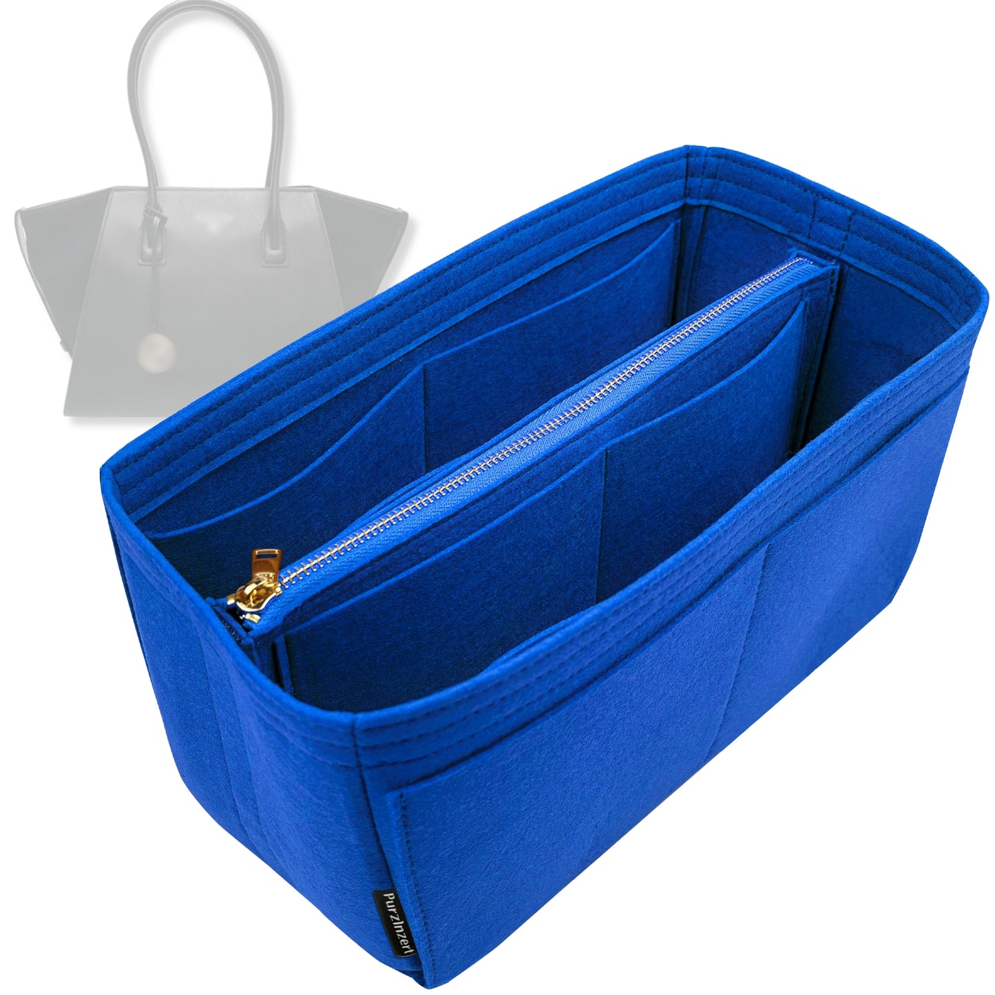 Bag Insert for (Michael Kors, Avril Extra-Large Leather and Suede Tote Bag) Organizer Tote Purse Organiser Liner Shaper [Premium Felt Material]