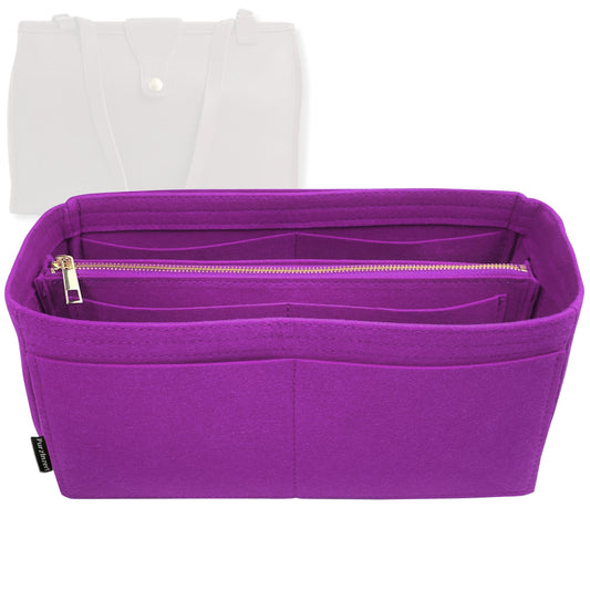 Bag Insert for (Coach, Vintage Classic Barclay Tote) Organizer Tote Purse Organiser Liner Shaper [Premium Felt Material]