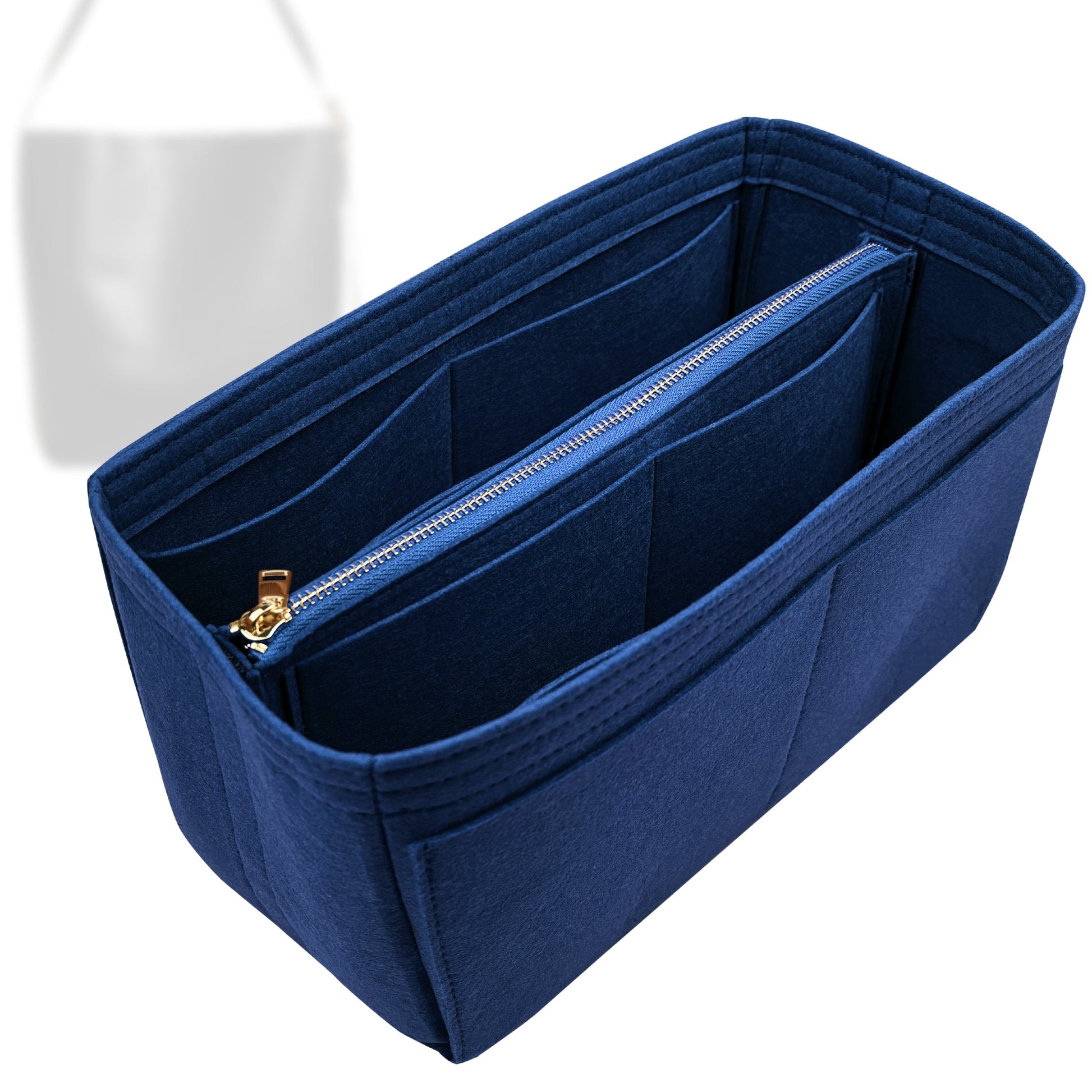 Bag Insert for (Madewell, Essential Extra-Large Bucket) Organizer Tote Purse Organiser Liner Shaper [Premium Felt Material]