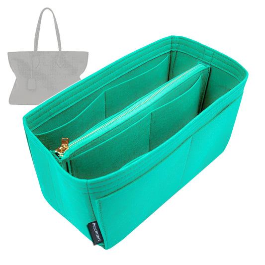 Bag Insert for (Ferragamo, Star-shaped tote bag (L)) Organizer Tote Purse Organiser Liner Shaper [Premium Felt Material]