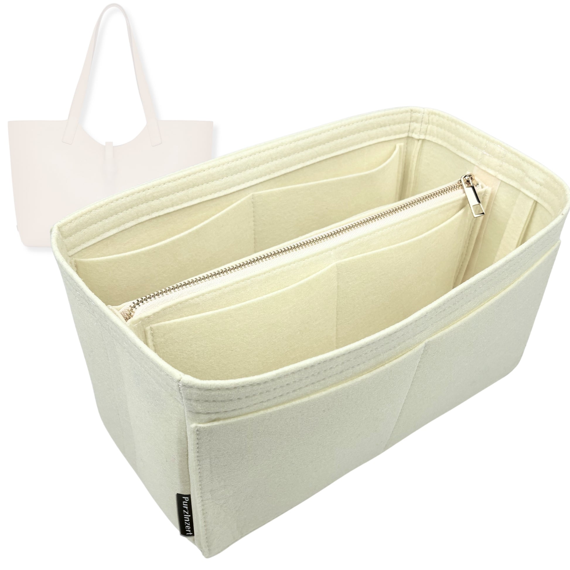 Bag Insert for (Strathberry, Kite Tote) Organizer Tote Purse Organiser Liner Shaper [Premium Felt Material]