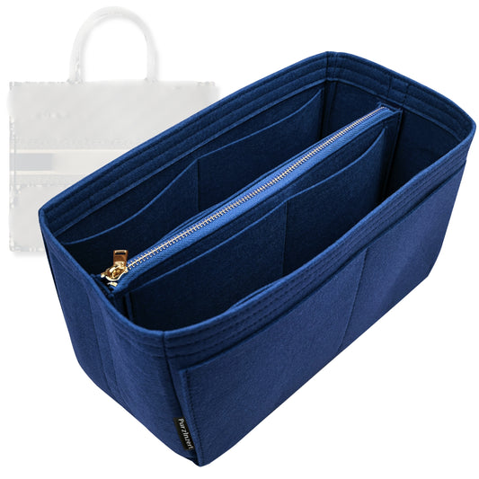 Bag Insert for (Dior, Book Tote Large) Organizer Tote Purse Organiser Liner Shaper [Premium Felt Material]