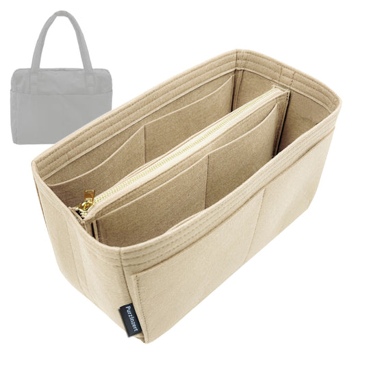 Bag Insert for (Baggu, Large Cloud Carry-On) Organizer Tote Purse Organiser Liner Shaper [Premium Felt Material]